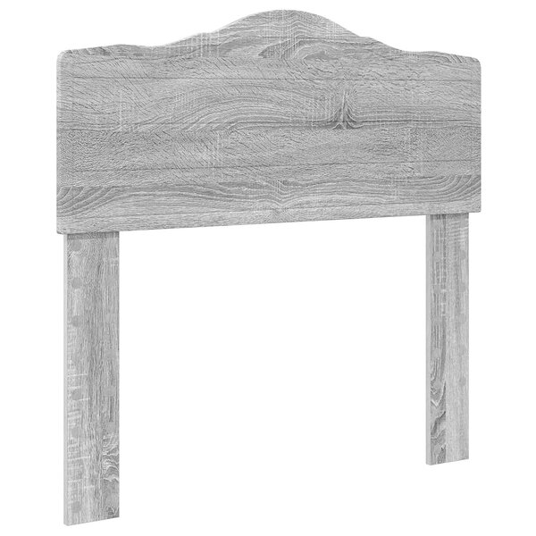 vidaXL Tête de lit Gris Sonoma 80 cm Bois d'ingénierie
