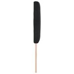 vidaXL Tête de Lit LED Noire Ensemble de 2 Noir Tissu  Bois Bas