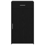 vidaXL Buffet Chêne noir 50 x 42 5 x 93 cm Bois d'ingénierie