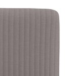 vidaXL Chaises à manger lot de 4 taupe tissu