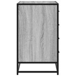 vidaXL Commode sonoma gris 70x41x70 cm bois d'ingénierie