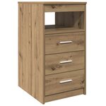 vidaXL Commode chêne artisanal 40x50x76 cm bois d'ingénierie