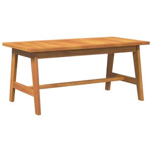 vidaXL Table basse Huile Naturelle Bois d'Acacia Massif