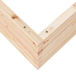 vidaXL Jardinière 80x80x45 5 cm bois de pin massif