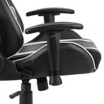 vidaXL Chaise de jeu pivotante Blanc PVC