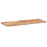 vidaXL Étagères flottantes 2 Pièces 100x30x2 cm acacia massif à l'huile