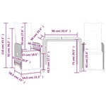 vidaXL Ensemble de bistro de jardin 3 Pièces coussins gris poly rotin