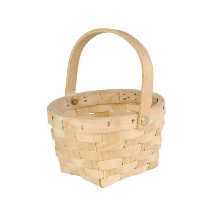 Panier copeaux de en bois 12 x 8 cm