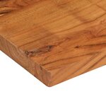 vidaXL Dessus de table 100x70x2 5cm rectangulaire bois massif d'acacia