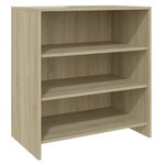 vidaXL Buffet Chêne sonoma 70x40 5x75 cm Bois d'ingénierie