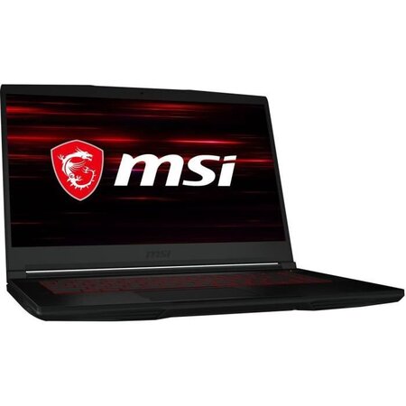 Pc portable gamer - msi gf63 thin 10sc-079xfr - 15 6 fhd 144hz - i5-11300h - 8go - 512go ssd - gtx 1650 max q - sans os - azerty