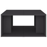 vidaXL Tables basses 4 Pièces gris 33x33x33 cm bois d'ingénierie
