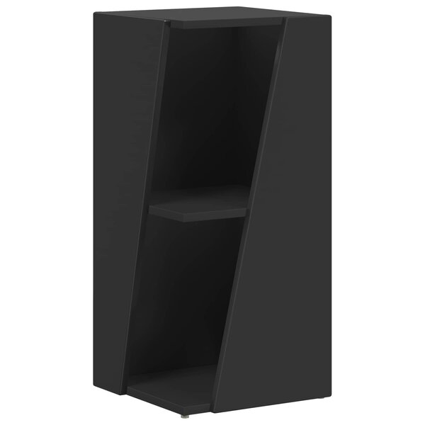 vidaXL Étagère latérale Noir 33 x 32 x 70 5 cm Bois d'ingénierie