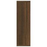 vidaXL Étagère murale Chêne marron 85x16x52 5 cm Bois d'ingénierie