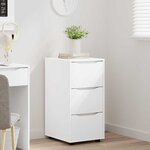 vidaXL Armoire de rangement Blanc 40 x 48 x 81 cm Bois d'ingénierie