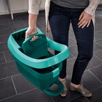 Leifheit Ensemble de vadrouille Profi XL vert avec chariot 55096