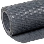 vidaXL Paravent de balcon anthracite 1000x90 cm résine tressée