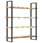 vidaXL Bibliothèque 4 niveaux 160x40x180cm Bois solide de récupération