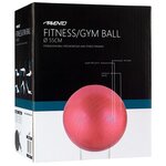 Avento ballon de fitness/d'exercice diamètre 55 cm rose