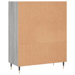 vidaXL Bibliothèque sonoma gris 69 5x32 5x90 cm bois d'ingénierie