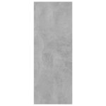 vidaXL Table console Gris béton 105x30x80 cm Aggloméré