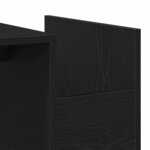 vidaXL Table basse Chêne noir 90 x 45 x 35 cm Bois d'ingénierie