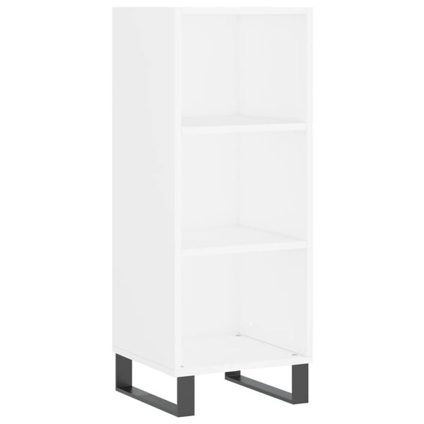 vidaXL Buffet blanc 34 5x32 5x90 cm bois d'ingénierie
