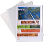 Sachet de 10 pochettes coin polypropylène rigide haute résistance 20/100e - A3 x 5 EXACOMPTA
