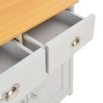 vidaXL Buffet Gris 79x35x81 cm