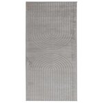 vidaXL Tapis de surface Rectangulaire HUARTE Gris 150 x 80 cm
