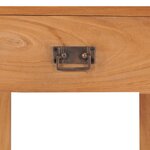 vidaXL Table de chevet 35x35x50 cm bois de teck massif