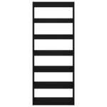 vidaXL Bibliothèque Chêne noir 80 x 30 x 198 cm Bois d'ingénierie