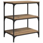 vidaXL Chariot de cuisine Chêne artisanal 60 x 41 x 76 cm