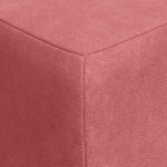 vidaXL Canapé-lit pliable 90 x 63 x 45 cm Rose