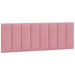vidaXL Cadre de lit sans matelas Hanko rose 140x200 cm velours