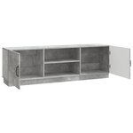 vidaXL Meuble TV Gris béton 150 x 31 x 47 cm Bois d'ingénierie