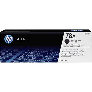 Hp 78a toner laserjet noir authentique (ce278a) pour hp laserjet m1536/p1566/p1606