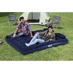 Bestway Lit gonflable avec oreiller et pompe à air 203x152x22 cm 67374