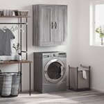 vidaXL Armoire murale sonoma gris 69 5x34x90 cm bois d'ingénierie