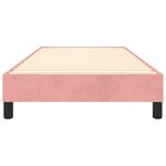 vidaXL Cadre de lit sans matelas rose 90x190 cm velours