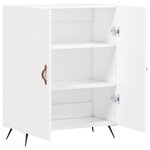 vidaXL Buffet blanc 69 5x34x90 cm bois d'ingénierie