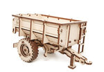 Maquette 3D en Bois Puzzle Remorque de Tracteur