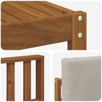 vidaXL Ensemble de canapés d'extérieur 10 pc Gris Naturel et Clair