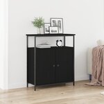 Armoire murale vidaXL Chêne noir 69 5x34x90 cm Bois reconstitué