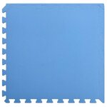 vidaXL Tapis de sol 24 Pièces 8 64㎡ Mousse EVA Bleu