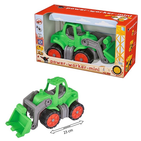 BIG 800055804 - Power Worker - Mini tracteur vert