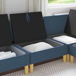 vidaXL Sofa avec rangement Tissu