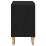 vidaXL Meuble TV Noir 69.5 x 30 x 50 cm Bois d'ingénierie