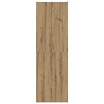 vidaXL Buffet haut chêne artisanal 60x32x190 cm bois d'ingénierie