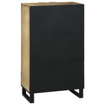vidaXL Buffet 60x33.5x100 cm Bois massif de mangue